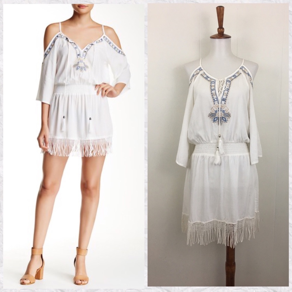 Romeo & Juliet Couture‎ Cold Shoulder Beach Dress